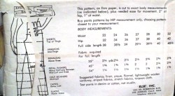 ELSE PRECISION FIT PANTS SHORTS-SLACKS 7 LENGTHS PATTERN 40''HIP